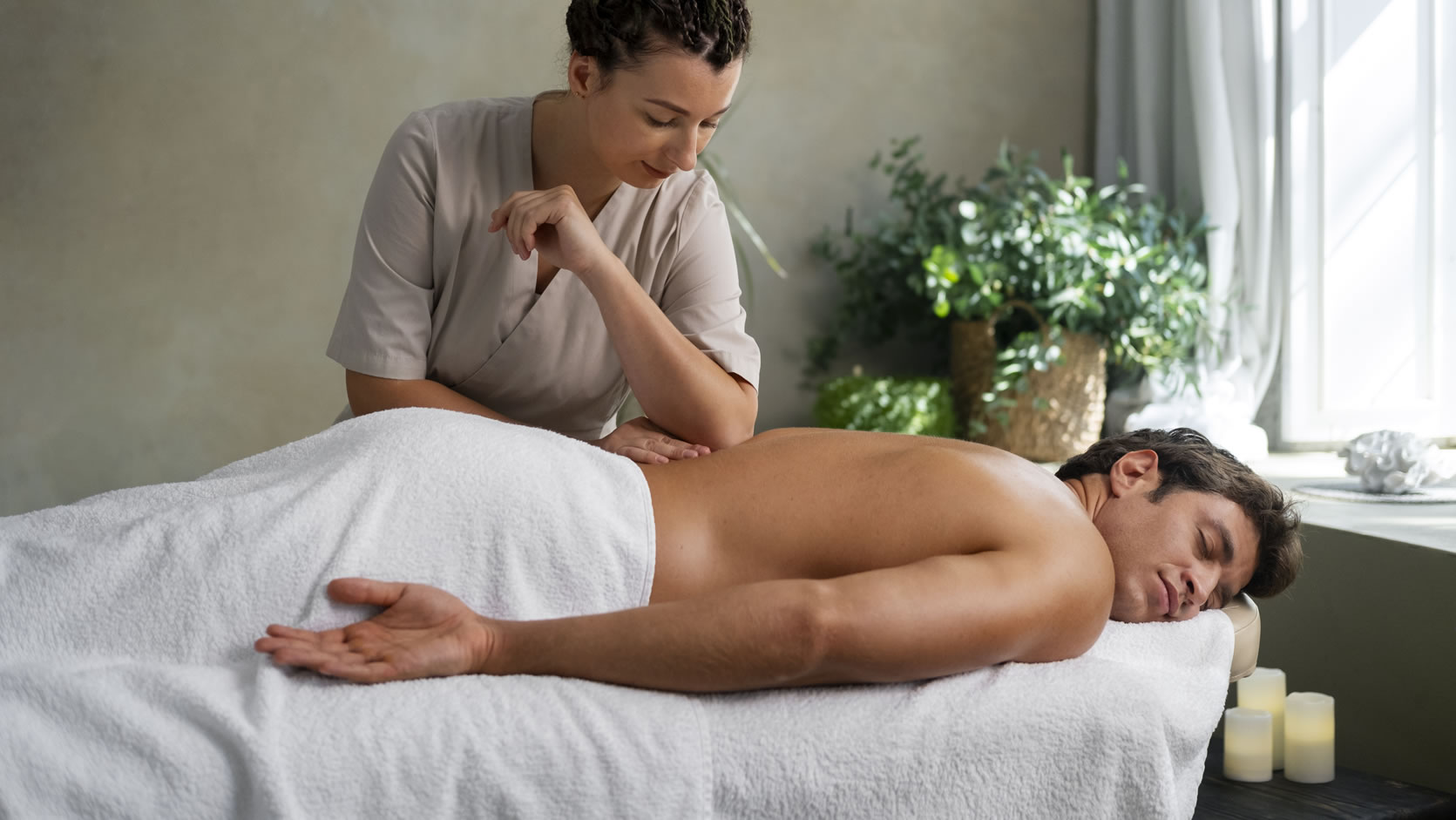 Massage and wellness services at Nakiso Spa bien-être in Montreal